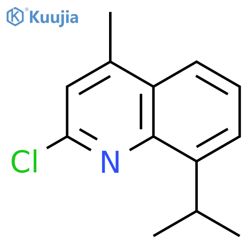 2-chloro-4-methyl-8-(propan-2-yl)quinoline structure