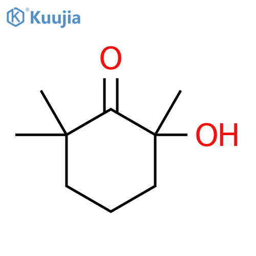 2-hydroxy-2,6,6-trimethylcyclohexanone structure