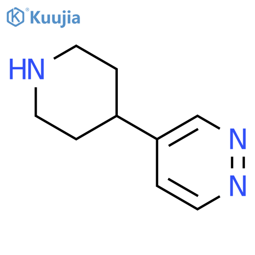 4-(piperidin-4-yl)pyridazine structure