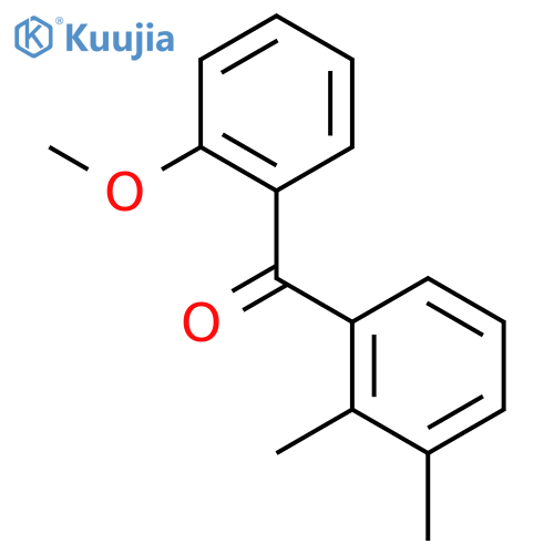 (2,3-dimethylphenyl)-(2-methoxyphenyl)methanone structure