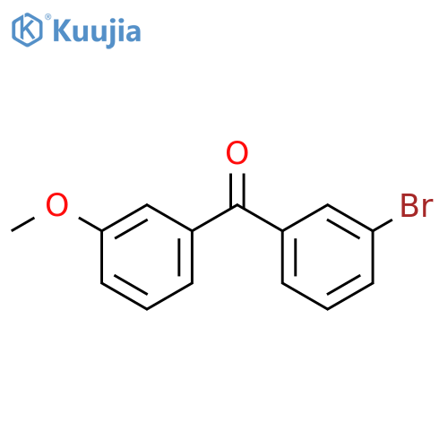 3-Bromo-3'-methoxybenzophenone structure