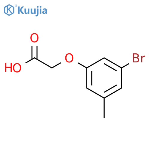 2-(3-bromo-5-methylphenoxy)acetic Acid structure