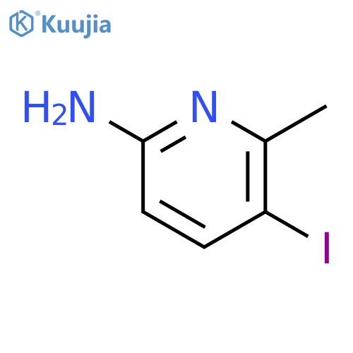 5-Iodo-6-methylpyridin-2-amine structure