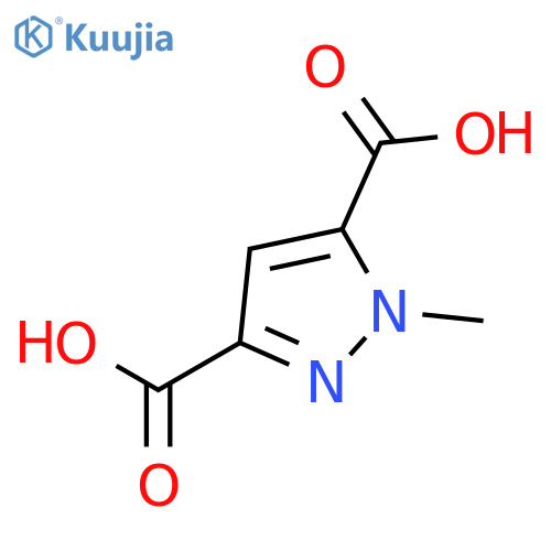 1-methyl-1H-pyrazole-3,5-dicarboxylic acid structure