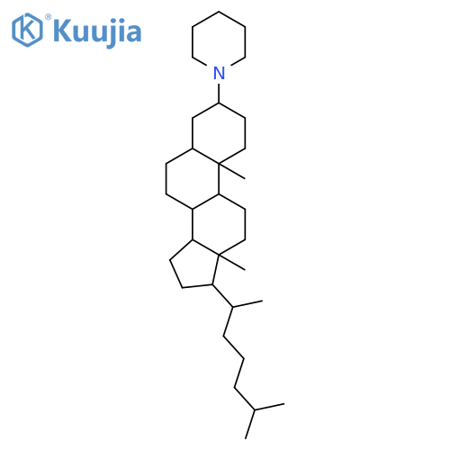 3-(piperidin-1-yl)cholestane structure