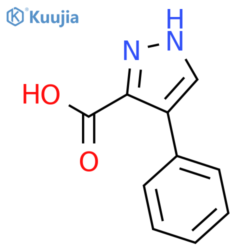 4-Phenyl-1H-pyrazole-3-carboxylic acid structure
