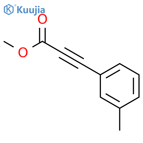 2-Propynoic acid, 3-(3-methylphenyl)-, methyl ester structure