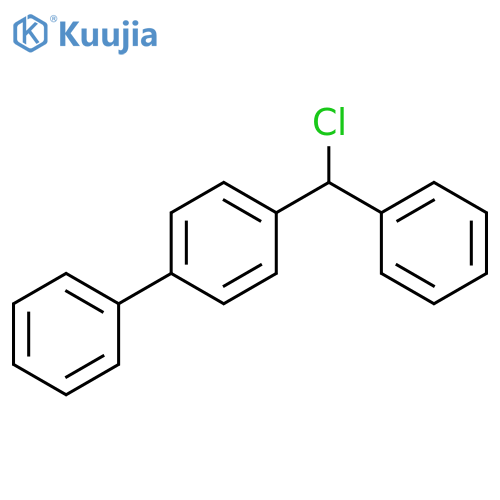 4-Biphenylylchlorophenylmethane structure