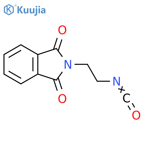 1H-Isoindole-1,3(2H)-dione, 2-(2-isocyanatoethyl)- structure
