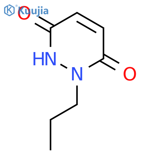 3,6-Pyridazinedione, 1,2-dihydro-1-propyl- structure