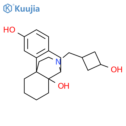 Morphinan-3,14-diol,17-[(trans-3-hydroxycyclobutyl)methyl]- structure