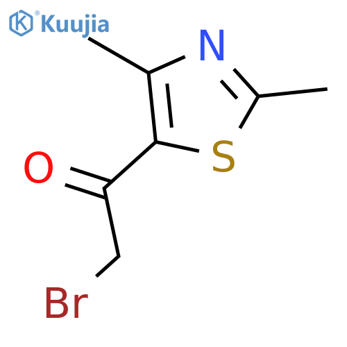 2-bromo-1-(dimethyl-1,3-thiazol-5-yl)ethan-1-one structure
