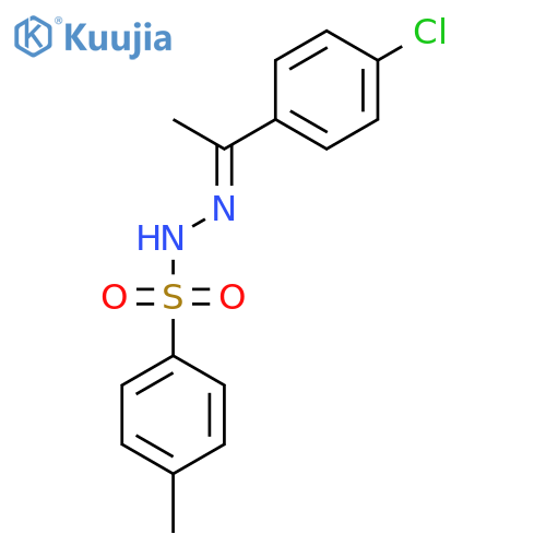 N-(1-(4-chlorophenyl)ethylidene)-4-methylbenzenesulfonohydrazide structure