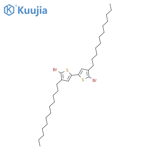 5,5'-Dibromo-4,4'-didodecyl-2,2'-bithiophene structure