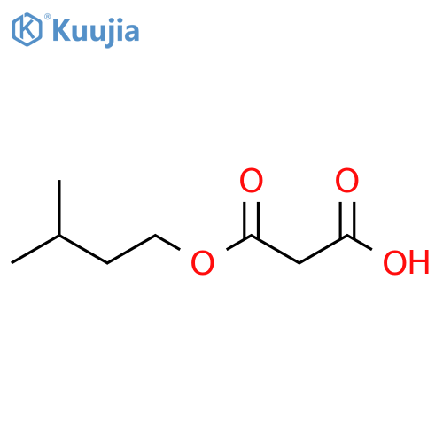 3-(3-methylbutoxy)-3-oxopropanoic acid structure