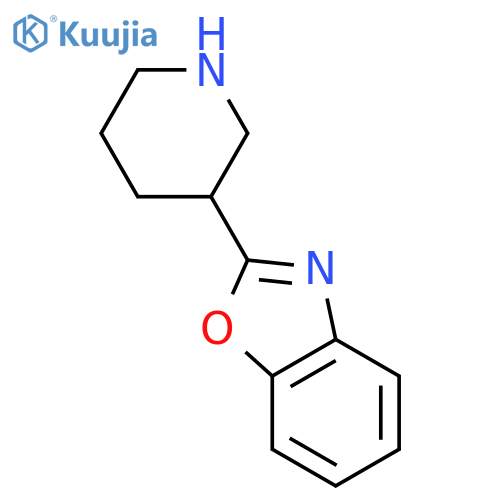 2-Piperidin-3-yl-1,3-benzoxazole structure