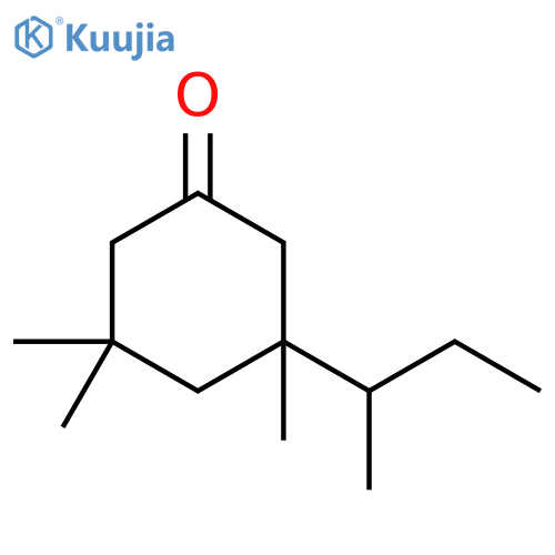 Cyclohexanone, 3,3,5-trimethyl-5-(1-methylpropyl)- structure