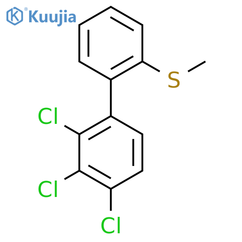 2'-Methylsulfanyl-2,3,4-trichlorobiphenyl structure