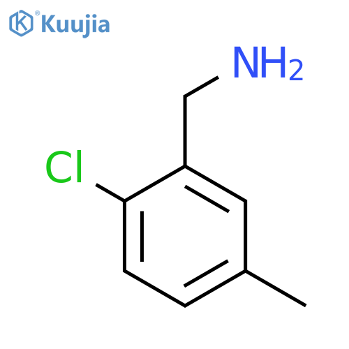 1-(2-Chloro-5-methylphenyl)methanamine structure
