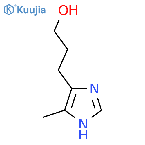 3-(4-methyl-1H-imidazol-5-yl)propan-1-ol structure