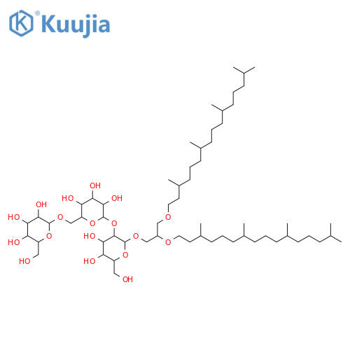 Archaeol; 1-O-[β-D-Glucopyranosyl-(1→6)-α-D-mannopyranosyl-(1→2)-α-D-glucopyranoside] structure