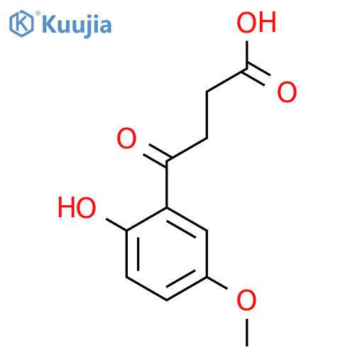 4-(2-Hydroxy-5-methoxyphenyl)-4-oxobutanoic acid structure