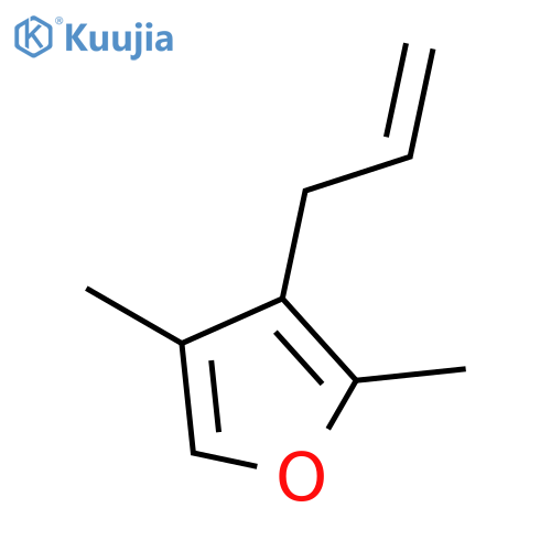 Furan, 2,4-dimethyl-3-(2-propenyl)- structure