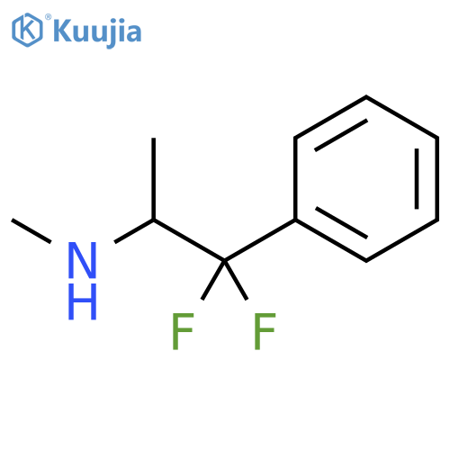 (1,1-difluoro-1-phenylpropan-2-yl)(methyl)amine structure