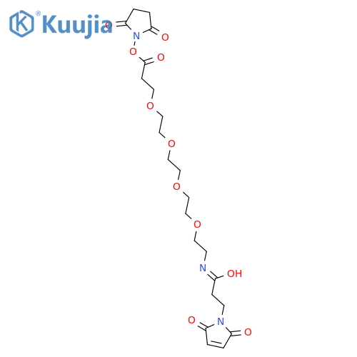 Mal-amido-PEG4-NHS ester structure