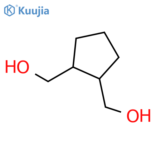 (1R,2S)-2-(hydroxymethyl)cyclopentylmethanol structure