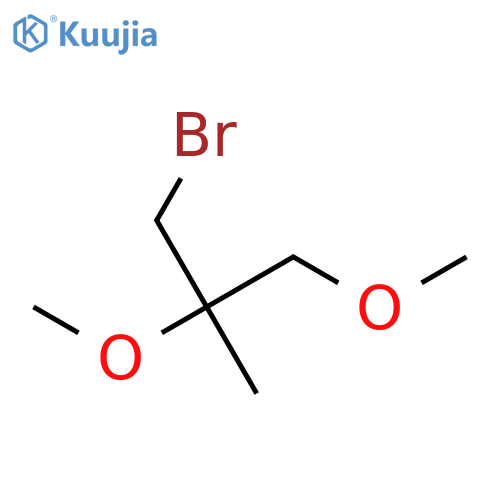1-Bromo-2,3-dimethoxy-2-methylpropane structure