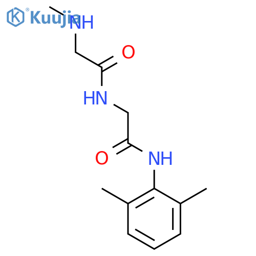 N-{[(2,6-dimethylphenyl)carbamoyl]methyl}-2-(methylamino)acetamide structure