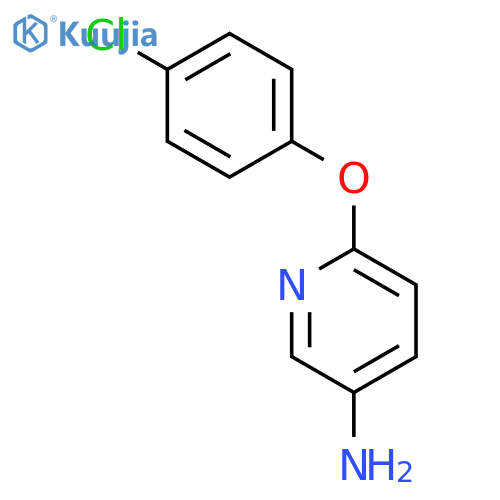6-(4-chlorophenoxy)pyridin-3-amine structure