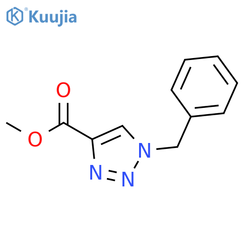 methyl 1-benzyl-1H-1,2,3-triazole-4-carboxylate structure