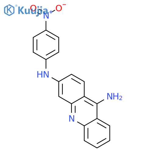 3,9-Acridinediamine,N9-(4-nitrophenyl)- structure