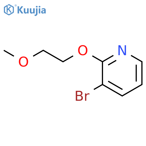 3-Bromo-2-(2-methoxyethoxy)pyridine structure