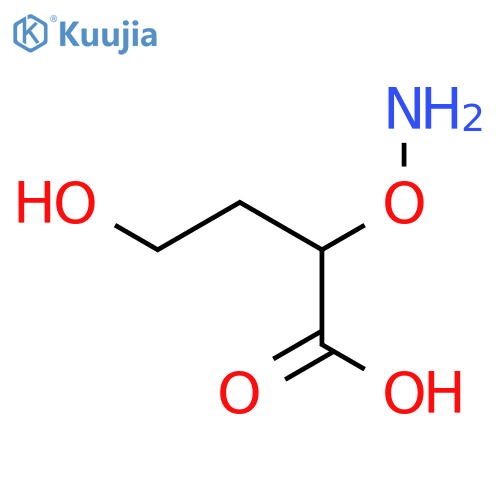 Butanoic acid, 2-(aminooxy)-4-hydroxy- structure