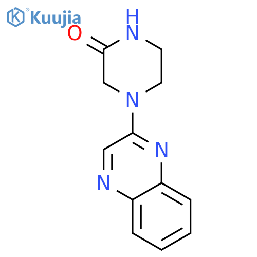 4-(quinoxalin-2-yl)piperazin-2-one structure