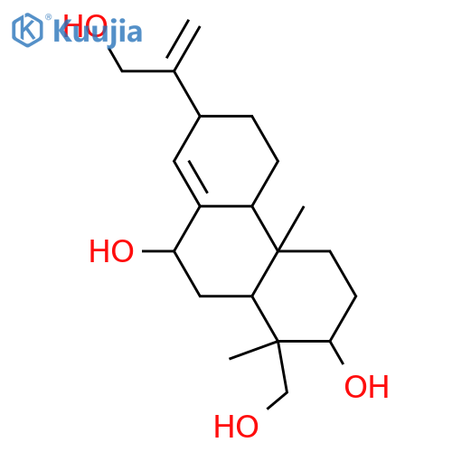8(14),15(17)-Abietadiene-3,7,16,18-tetrol; (ent-3β,7α,13α)-form structure