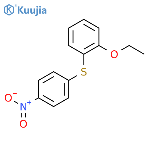 Benzene, ethoxy[(4-nitrophenyl)thio]- structure