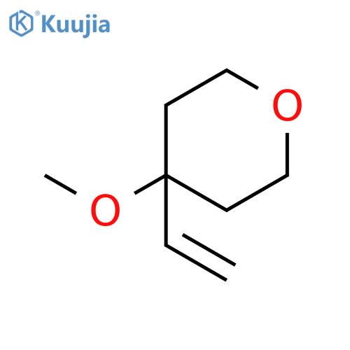 4-Methoxy-4-vinyltetrahydro-2H-pyran structure
