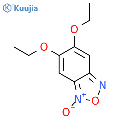 2,1,3-BENZOXADIAZOLE, 5,6-DIETHOXY-, 1-OXIDE structure