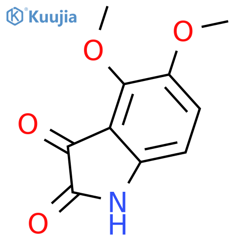 4,5-dimethoxy-1H-Indole-2,3-dione structure