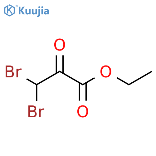 Ethyl 3,3-dibromo-2-oxopropanoate structure