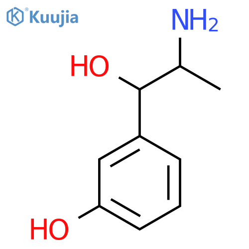 3-(2-Amino-1-hydroxypropyl)phenol structure