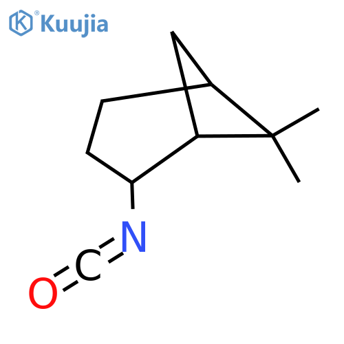 2-isocyanato-6,6-dimethylbicyclo3.1.1heptane structure