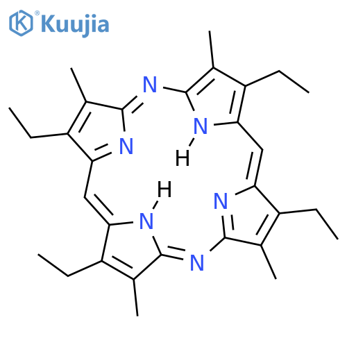 2,8,12,18-Tetraethyl-3,7,13,17-tetramethyl-21H,23H-5,15-diazaporphine structure