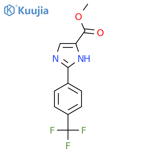 Methyl 2-4-(Trifluoromethyl)phenyl-1H-imidazole-4-carboxylate structure