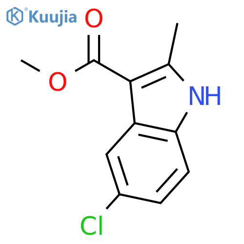 methyl 5-chloro-2-methyl-1H-indole-3-carboxylate structure