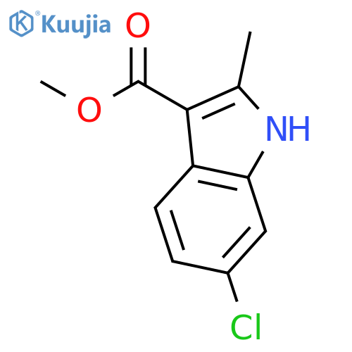 methyl 6-chloro-2-methyl-1H-indole-3-carboxylate structure